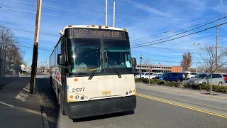 NJ Transit On Board 2021 MCI D4500CT On The 165T Turnpike Exp Bus To NYC-PABT 2023