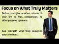 Focus on What Truly Matters Stop Wasting Your Life Powerful Motivational Speech Graded Reader