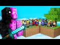 Download Lagu I Put 100 Minecraft Players In Skyblock