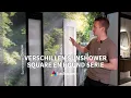 Lagu Verschillen Sunshower Square en Round serie | Badkamerxxl