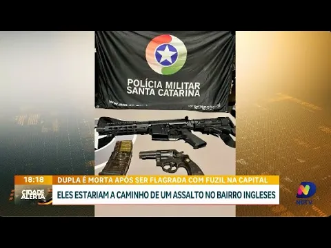 Confronto armado: suspeitos de assalto são abatidos pela PM em Florianópolis