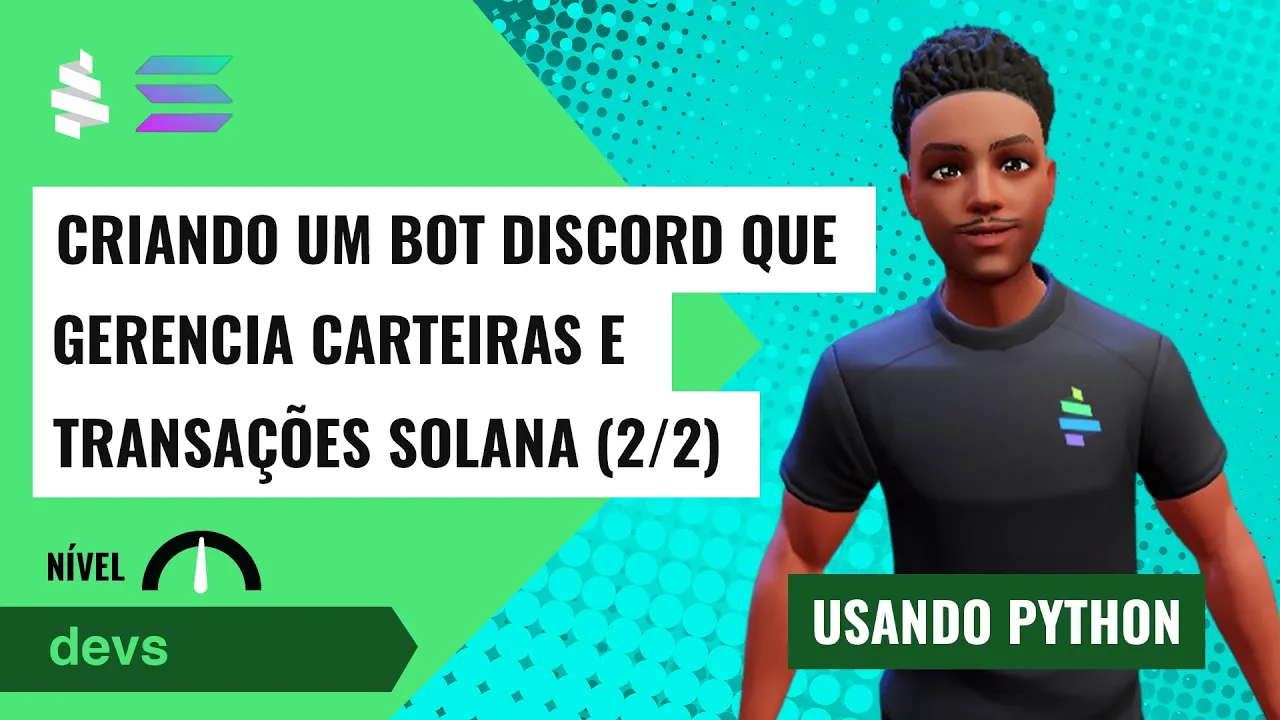 Como fazer um bot discord python de gerenciamento de carteira e transações (2/2)