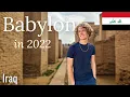Visiting Ancient Babylon in 2022 - Tourists in Iraq Al Hilla Babylon The German Travel Guy
