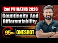2nd PU Maths Exam 2026 Continuity and Differentiability