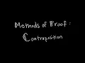 Discrete Math 1 7 2 Proof by Contraposition