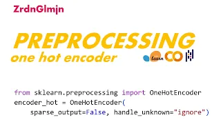 One Hot Encoder Preprocessing Explained Scikit-Learn Tutorial