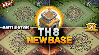 New Town Hall 8 War Trophy Pushing Base TH8 Anti 3-Star Layout s Clash of Clans