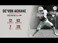 De Von Achane Week 3 Highlights Every Run Target and Catch vs Bills