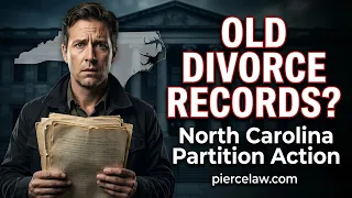 How do I get old divorce records for partition NC