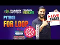 Master Python For Loop LIVE Tutorial Kaashiv Infotech Python