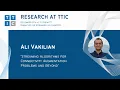 Streaming Algorithms for Connectivity Augmentation Problems and Beyond - Ali Vakilian