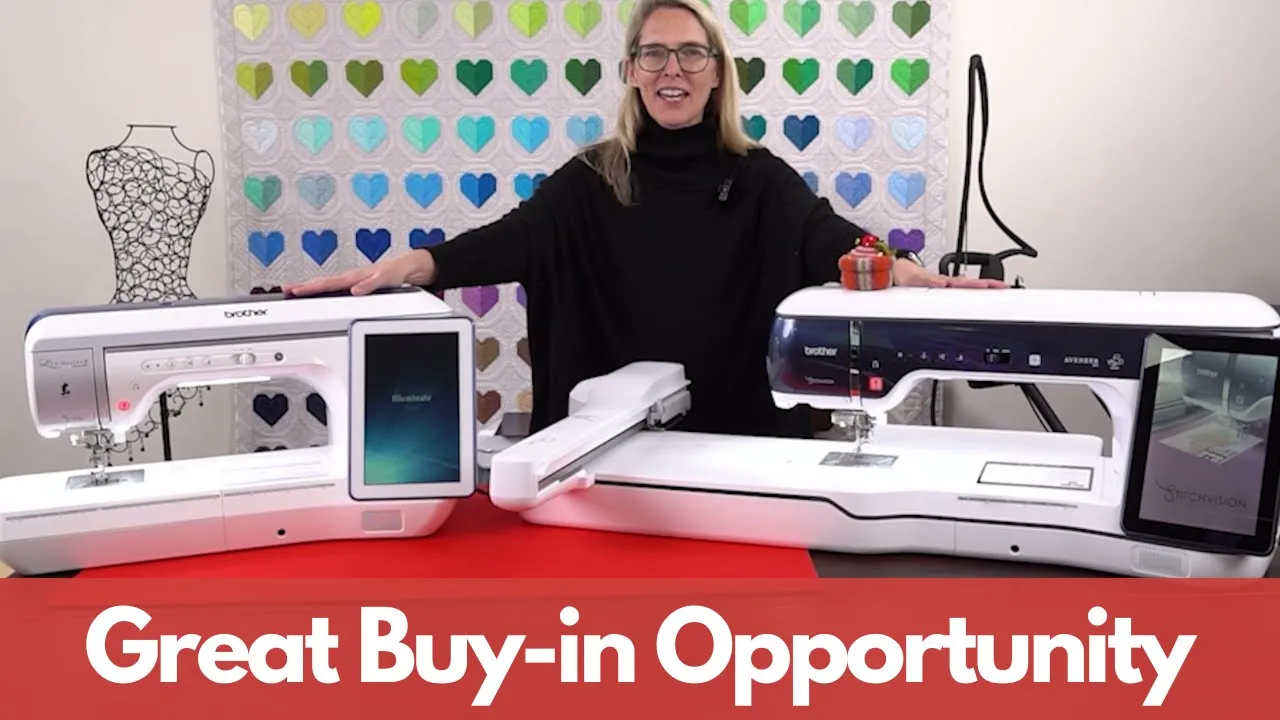 Two of the best embroidery machines from Brother: Aveneer and XP3