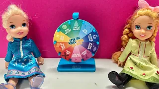 Fun sleepover games with Elsa and Anna toddlers and friends