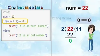 Even or Odd in python python English 1080P Coding Maxima basic problems of python