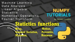 Numpy Statistics Functions Numpy Tutorials