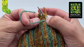 Blip-Free Right-Leaning Crossed Double Decrease in Double-Knitted Brioche A Sockmatician Tutorial