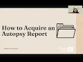 How to Obtain an Autopsy Report