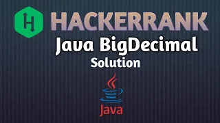 Java BigDecimal Hackerrank Problem