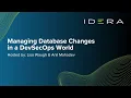 Managing Database Changes in a DevSecOps World