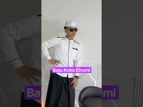 Hari-Hari jadi bersih saat Ibadah pakai Baju Koko muslim putih elrumi