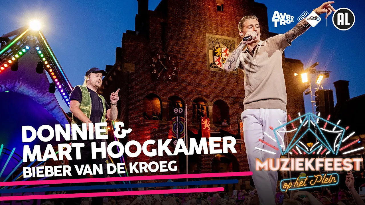 Donnie & Mart Hoogkamer - Bieber van de kroeg • Muziekfeest op het Plein 2022 // Sterren NL