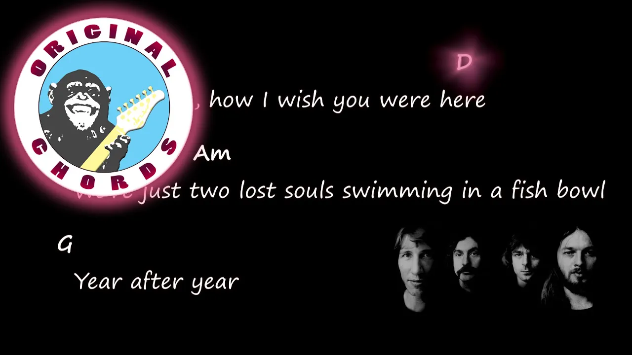 Pink Floyd - Wish You Were Here - Chords & Lyrics Pink Floyd - Wish You Were Here - Chords & Lyrics