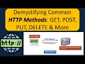 Download Lagu Demystifying Common HTTP Methods: GET, POST, PUT, DELETE \u0026 More