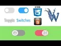 Toggle Switch CSS How To Create Toggle Switch HTML Learn html and css By Amazing Techno Tutorials