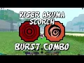 RISER AKUMA AND SCORCH COMBO Shinobi Life 2