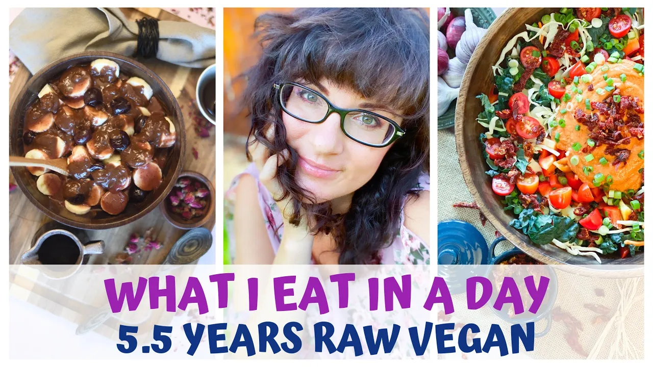WHAT I EAT IN A DAY  5.5 Years RAW FOOD VEGAN