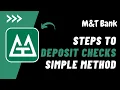 How to Deposit Check on M T Bank M T Bank Deposit Online Check 2023