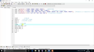 basic of two pass assembler in 1st phase system programming SP