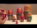Matryoshka dolls stacking dolls surprise Guess how many dolls there are