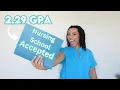 How To Get Into Nursing School With A Low GPA