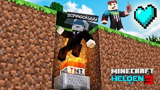 MEINE FALLE FÜR SCHMOCKYYY.. ICH BEKOMME EIN HERZ 💙😈 (Minecraft Helden 3)