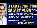 Lab Technician Salary in USA 2025 Earn to in Medical Field