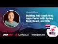 Building Full-Stack Web Apps Faster with Spring Boot React and Hilla Marcus Hellberg EN
