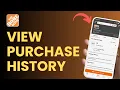 How to View Home Depot Purchase History