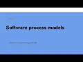 What is software process model and its types software engr tutorials