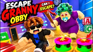 Can I Escape Granny Obby? 😱 (Roblox Gameplay)