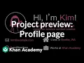 Project Profile page Intro to CS - Python Khan Academy