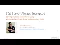SQL Server Always Encrypted - Serving applications using Azure Key Vault and Certificate Store