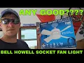 MINI FAN BELL HOWELL SOCKET LIGHT FAN REVIEW ARE THEY WORTH THE MONEY
