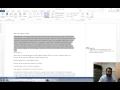 Working with Comments in Word