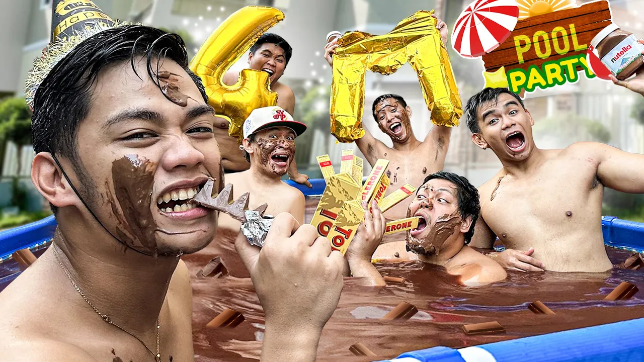 Image of CHOCOLATE POOL PARTY sa BG HOUSE!! - 4 Million Celebration