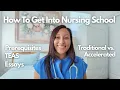 How to Get Into Nursing School Traditional vs Accelerated TEAS Prerequisites More