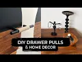 HOW TO MAKE DRAWER PULLS DIY Modern Drawer Pulls Ikea Dresser upgrade Bonus Decor Piece