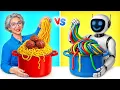 Download Lagu Me vs Grandma Cooking Challenge with a Robot | Kitchen War by Multi DO Joy