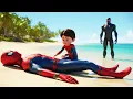 Unexpected team up: Spider-Man Sad Defeat by Black Manta 😢 | AI superhero Short Film