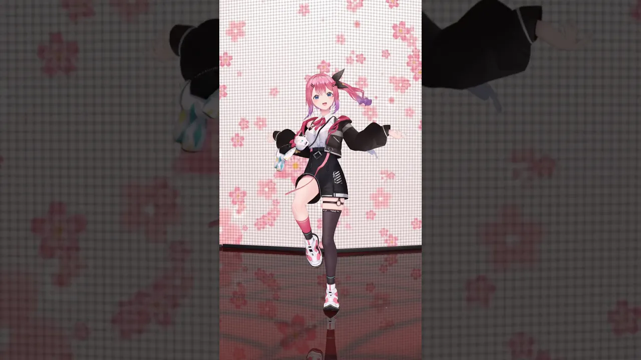 【 #踊ってみた 】最後ｽﾁｬってﾎﾟｰｽﾞできた🫶 ひゅるりらぱっぱ/tuki. 【倉持めると/にじさんじ】 #shorts #vtuber #dance